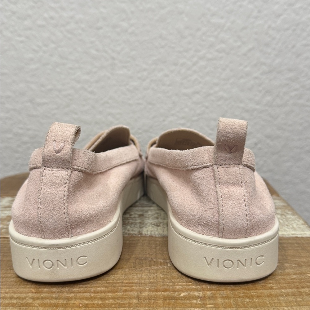 Vionic Uptown Pink Suede Loafers Size 7.5 - Picture 6 of 9